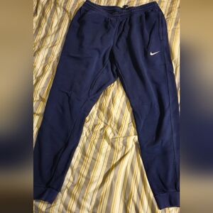 Nike Mens Large Navy Joggers